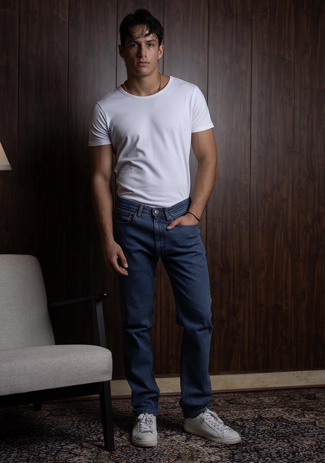 Classic Jeans in Mid Blue