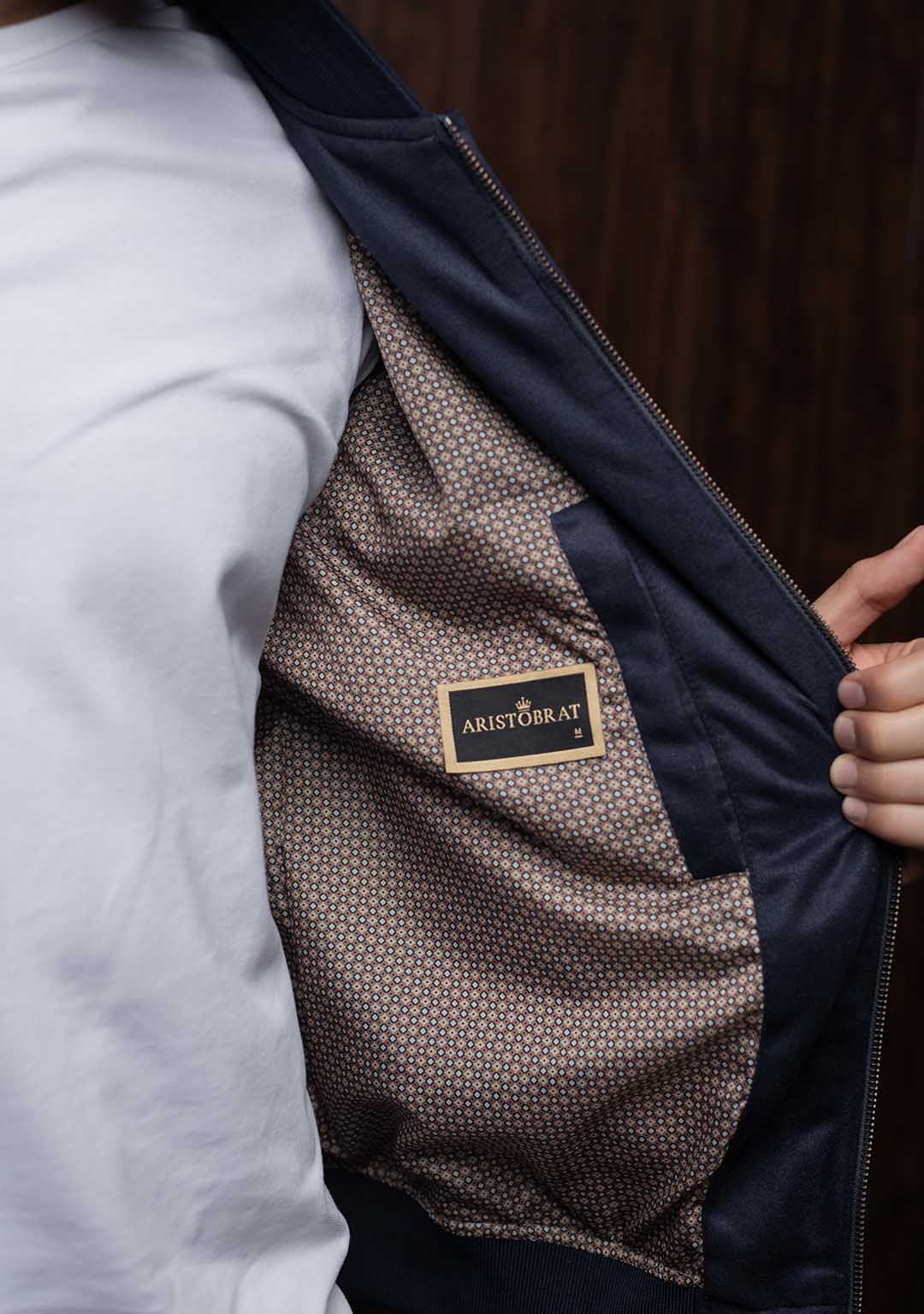 The Suede Jacket in Royale Blue