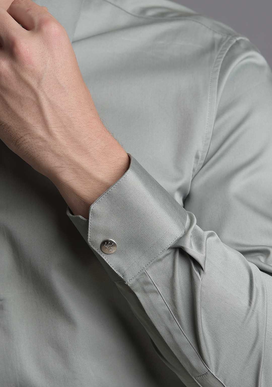 Classic Shirt in Slate Green