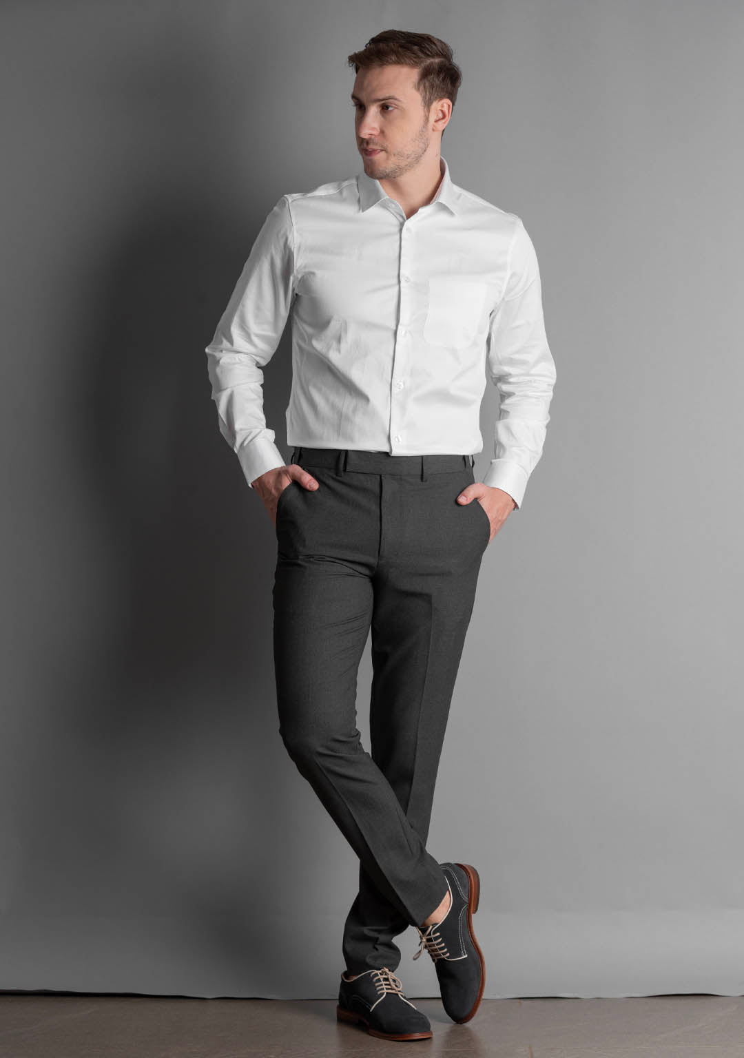 Elite Trousers in Grey Magnet