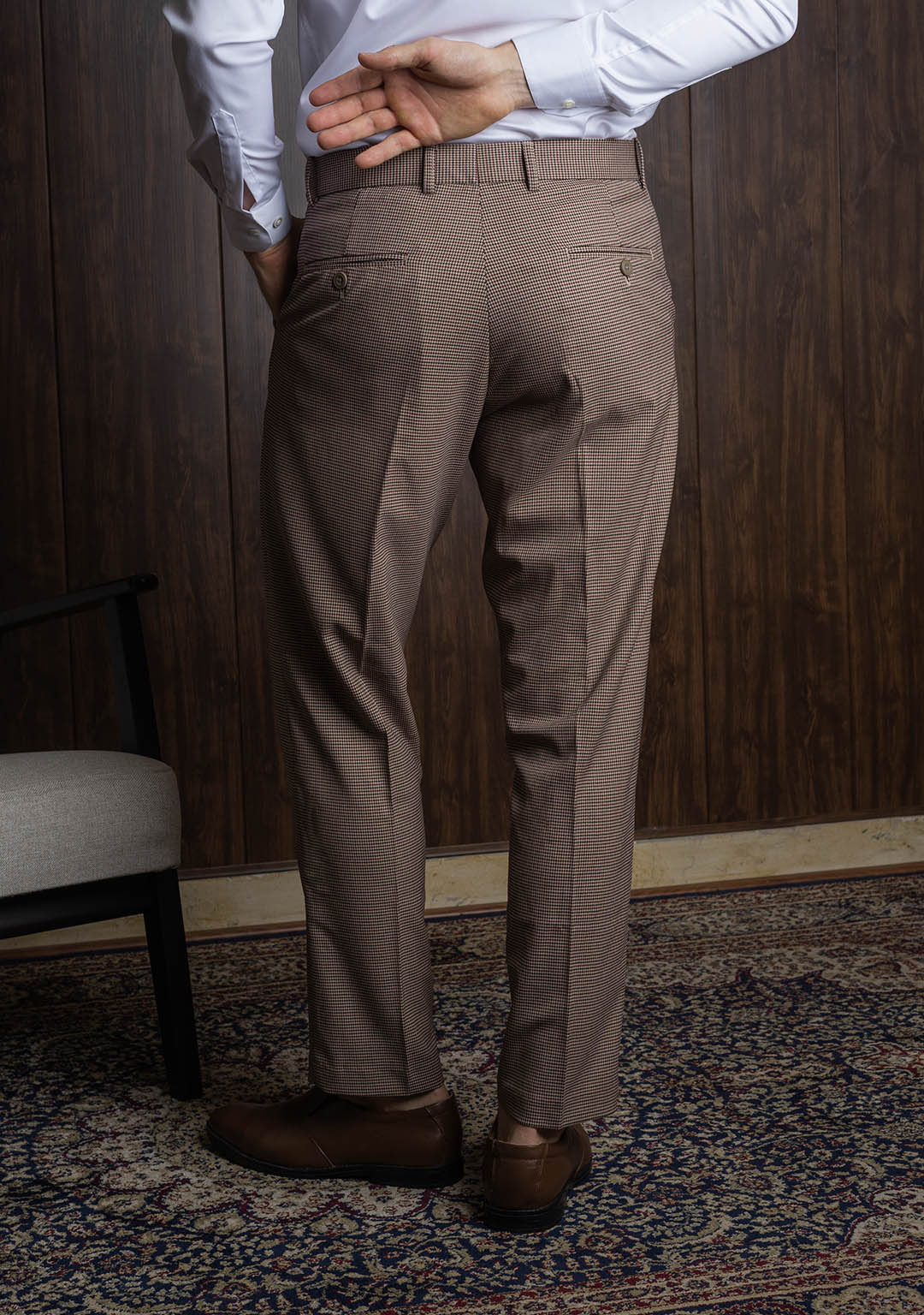 Elite Trousers in Signature Houndstooth