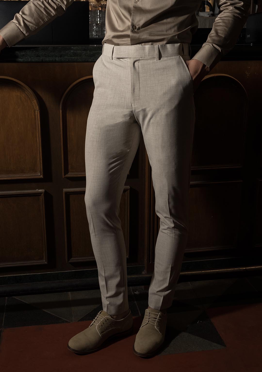 Elite Trousers in Oatmeal