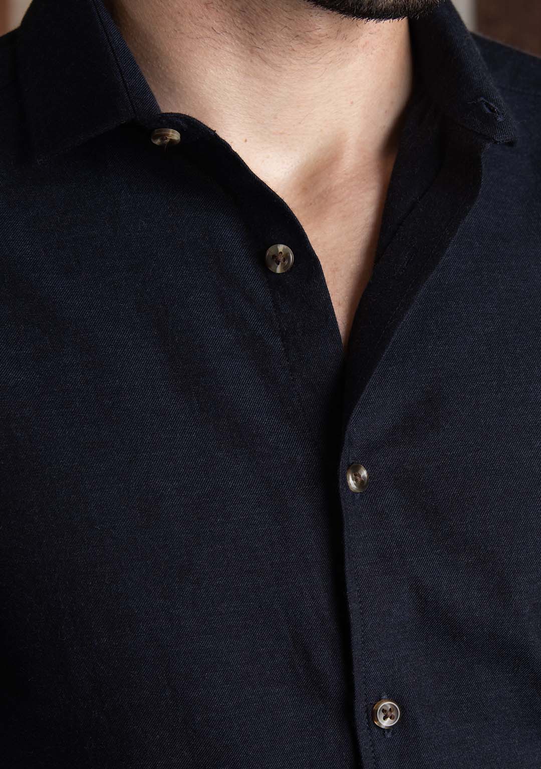 Classic Flannel in Medieval Blue