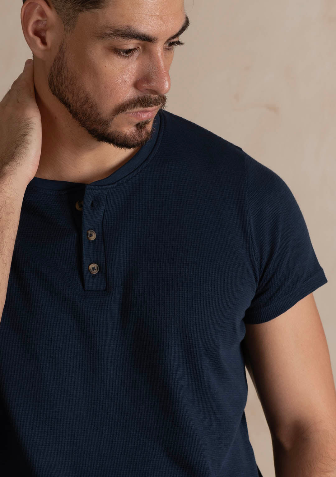 Henley in Déja Vu Blue