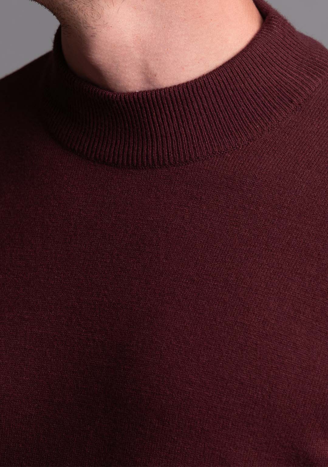 The Holland High Neck in Mahogany