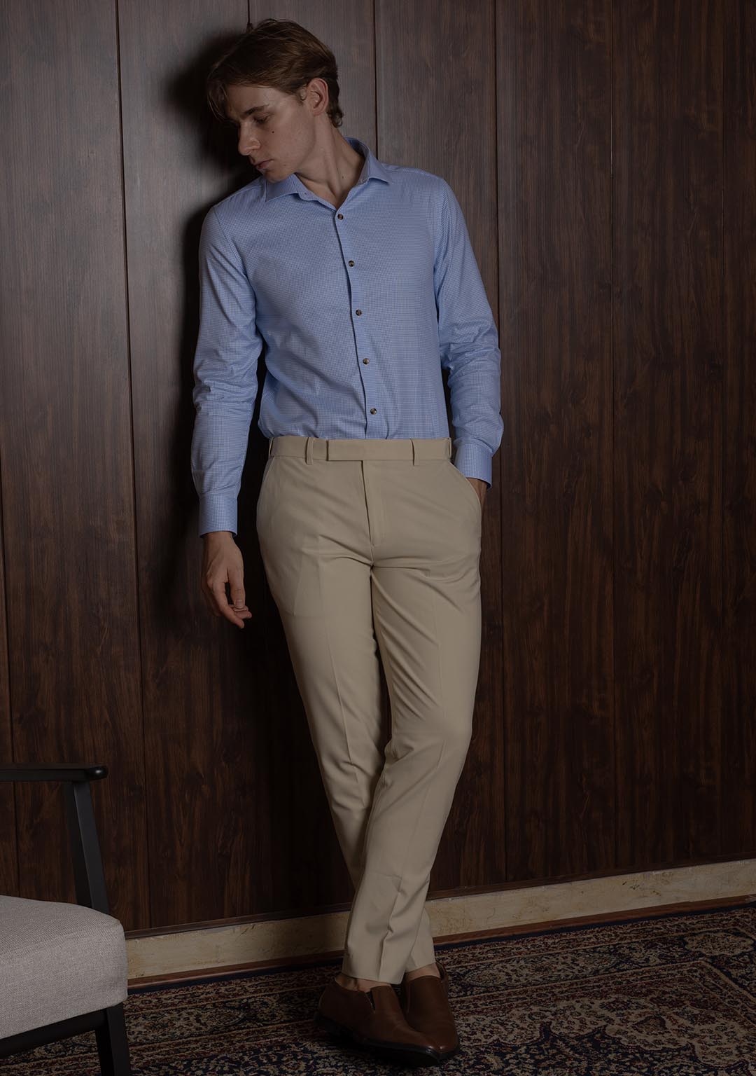 Classic Houndstooth in Blue