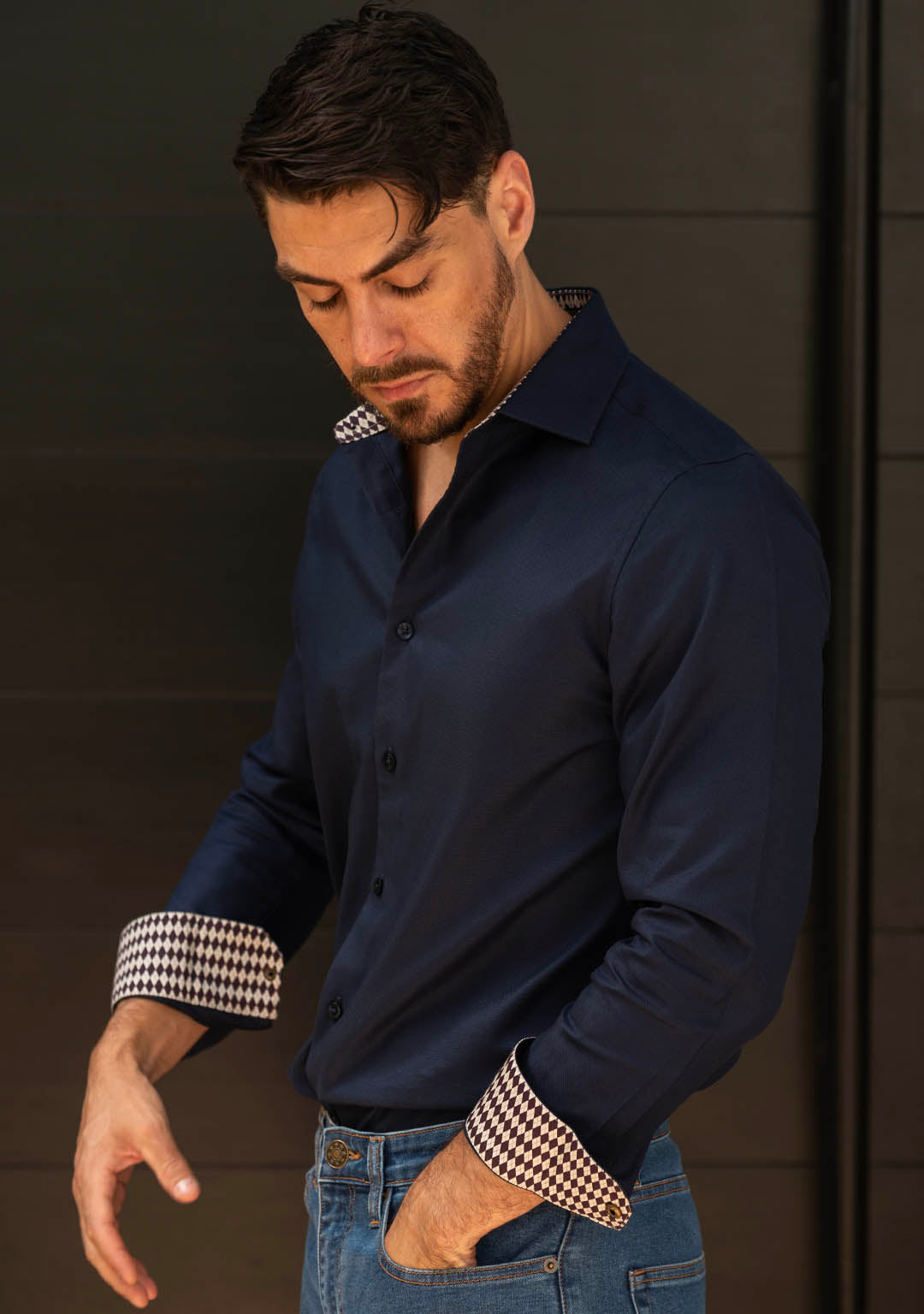 Midnight Navy with Windsor Argyle