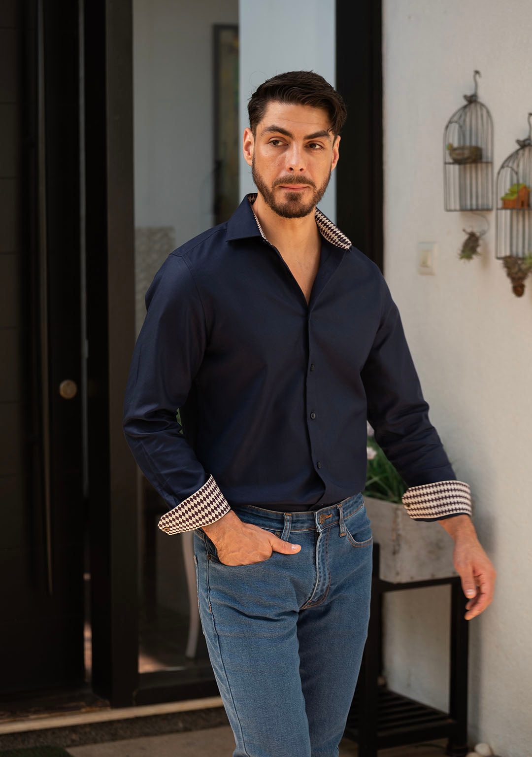 Midnight Navy with Windsor Argyle