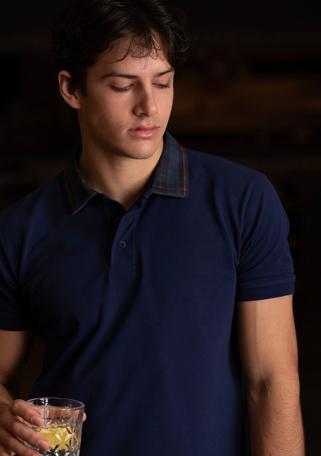 The Luxury Polo in Royal Blue Plaids