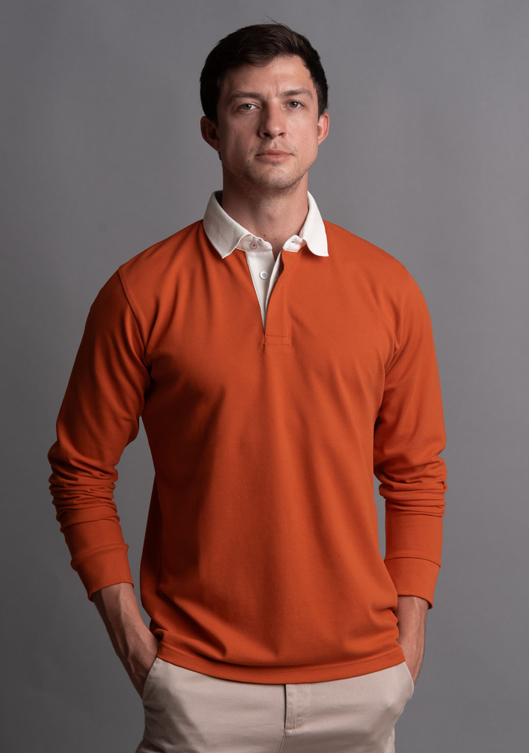 Luxury Polo in Tangerine
