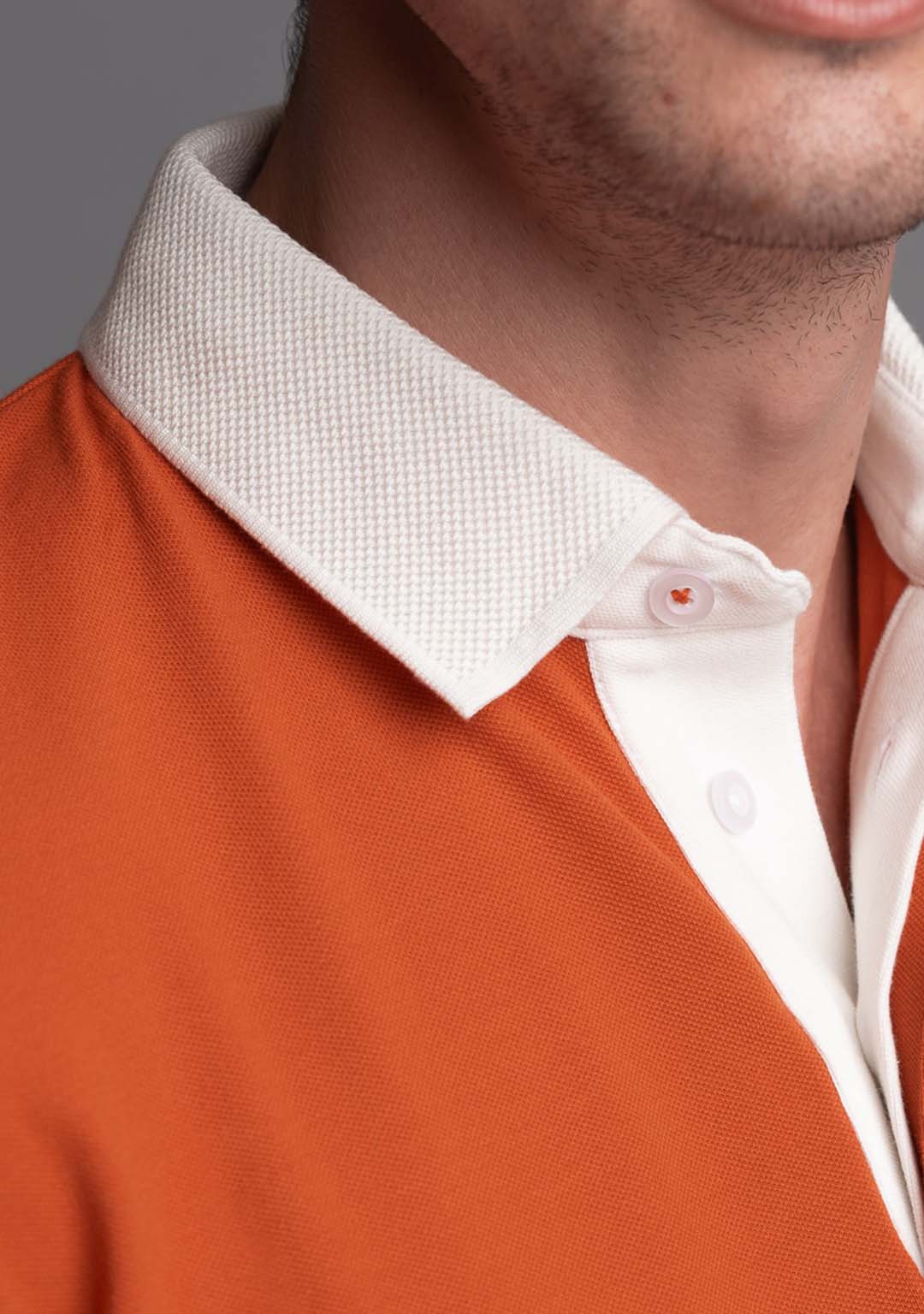 Luxury Polo in Tangerine