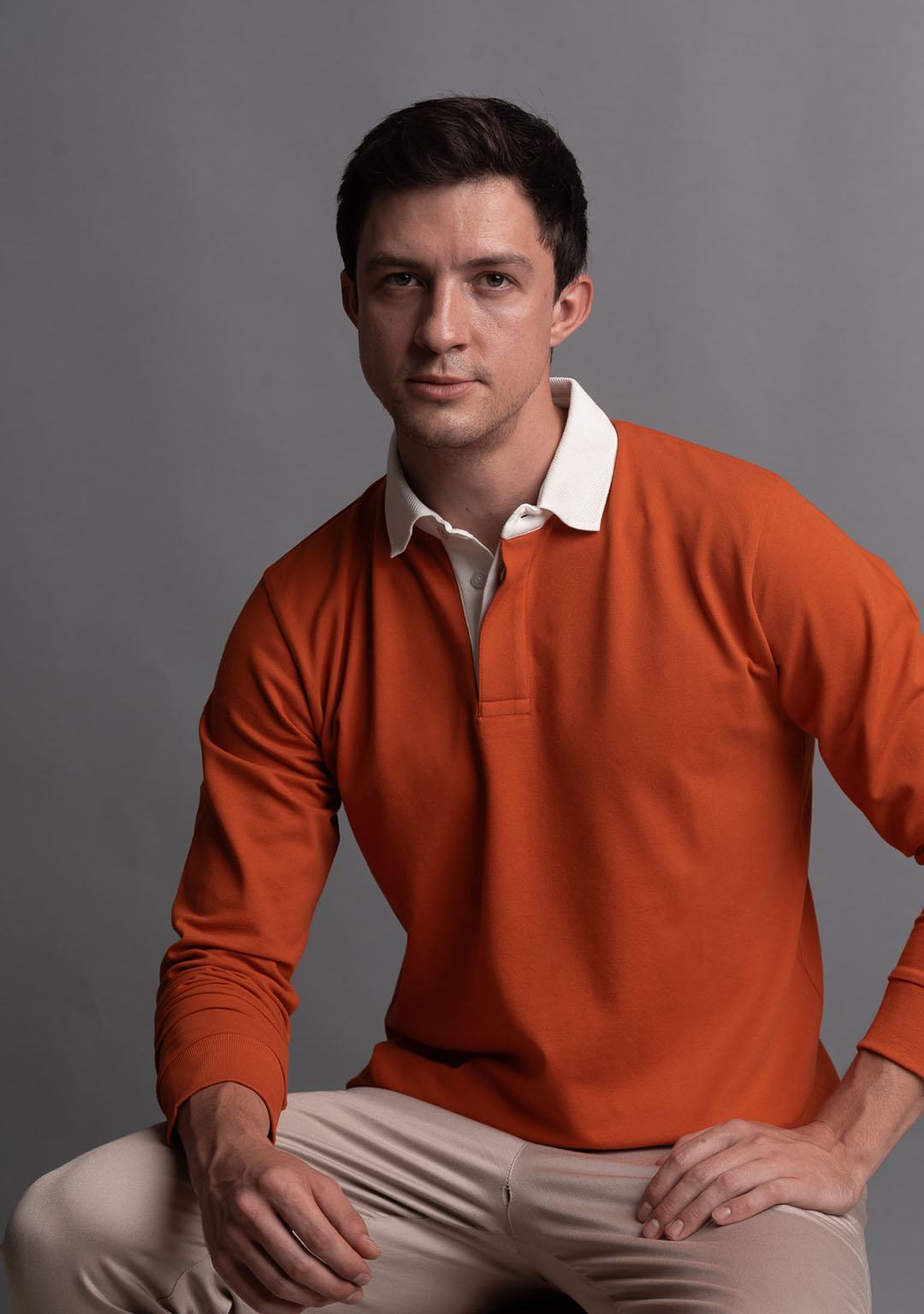 Luxury Polo in Tangerine