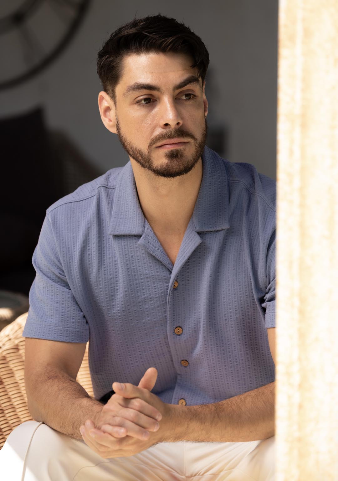 Cuban Shirt in Niagara Mist - Aristobrat