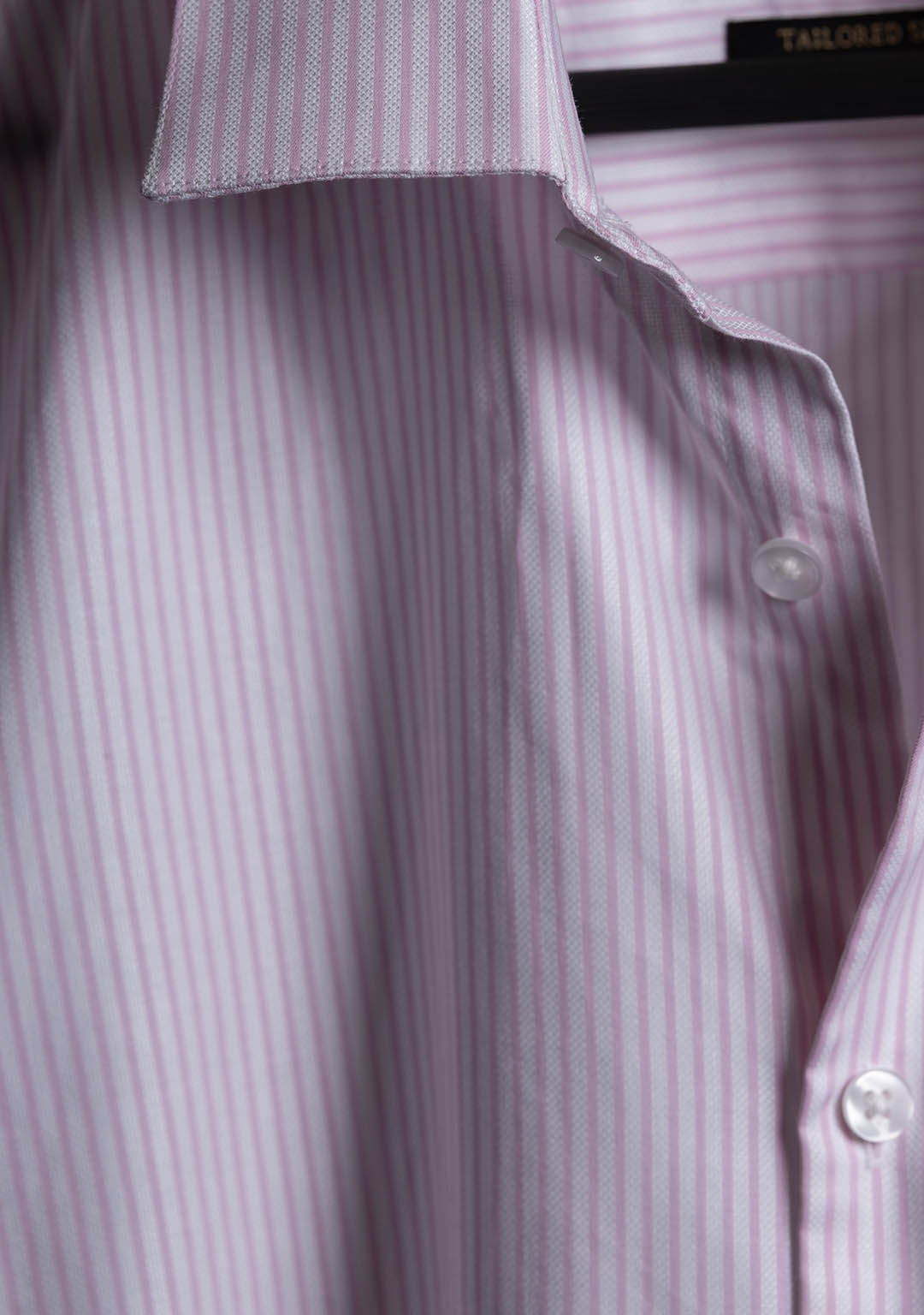 Pencil Striped Shirt in Seashell Pink