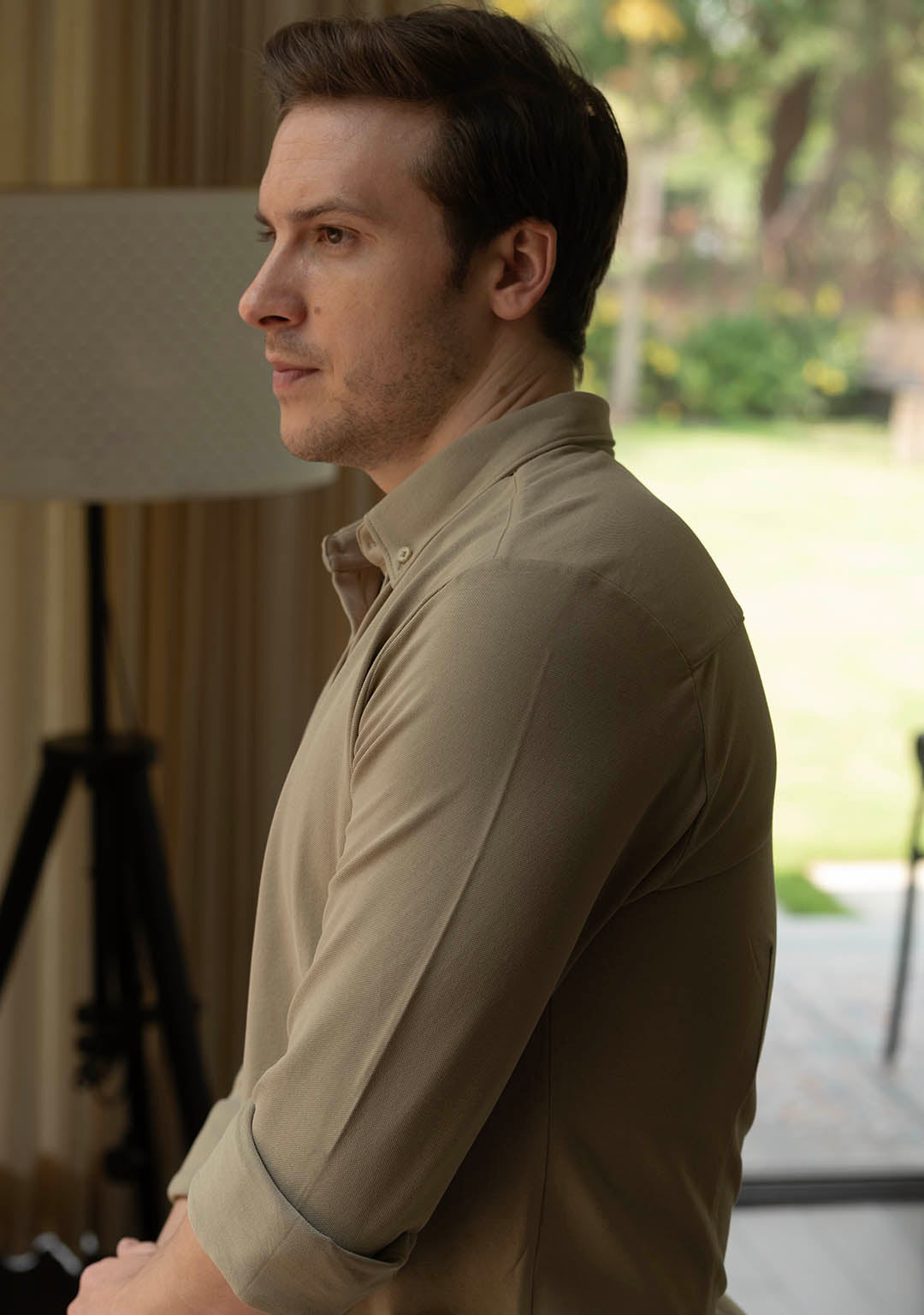 Piqué Shirt in Lemon Pepper