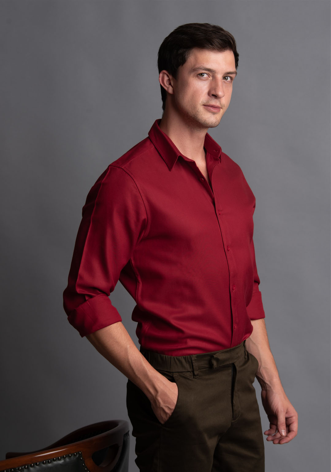 Tencel™ Shirt in Salsa