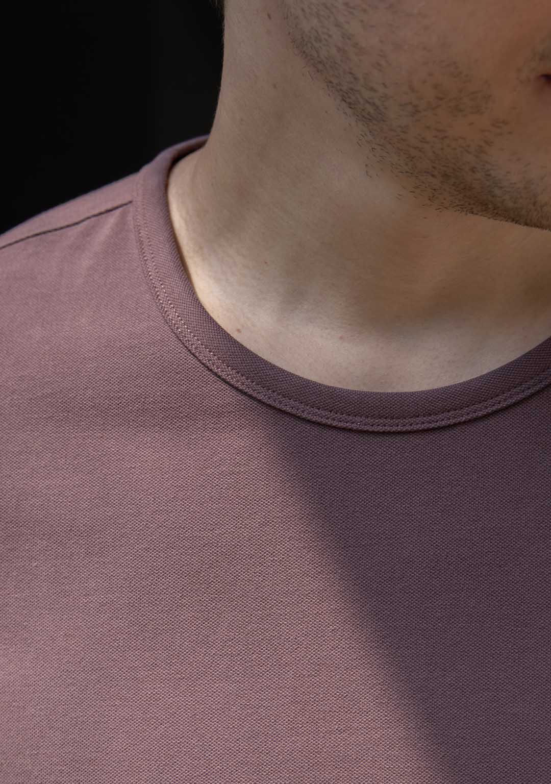 Piqué T-Shirt in Açaí