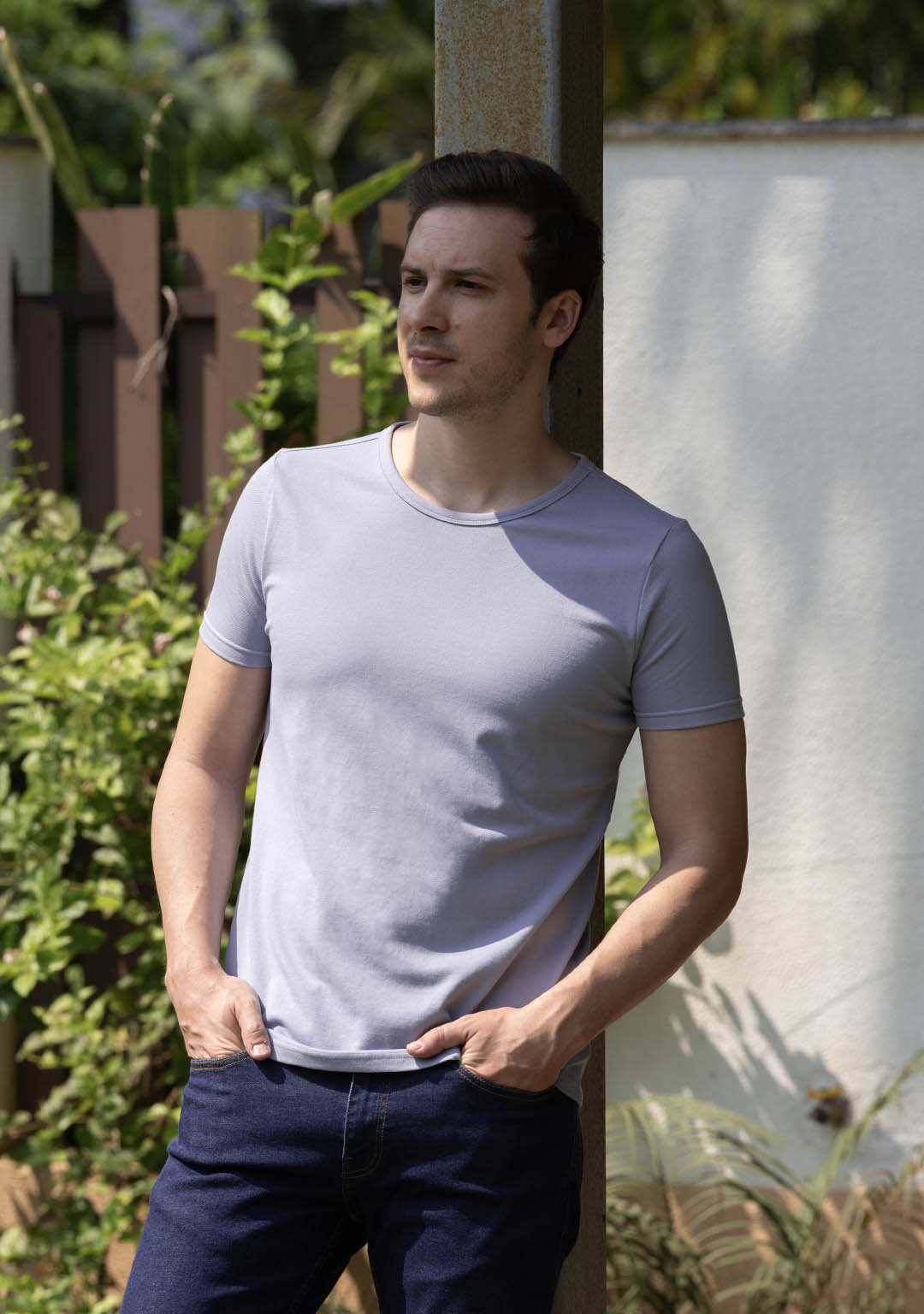 Piqué T-Shirt in Cosmic Sky