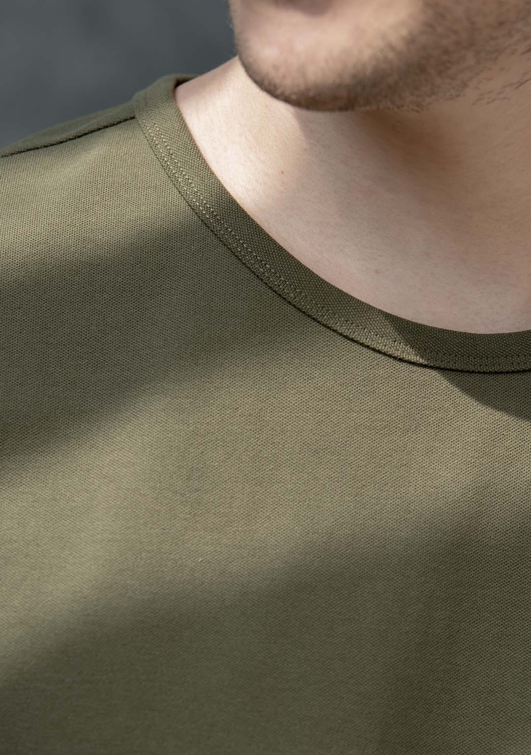 Piqué T-Shirt in Matcha