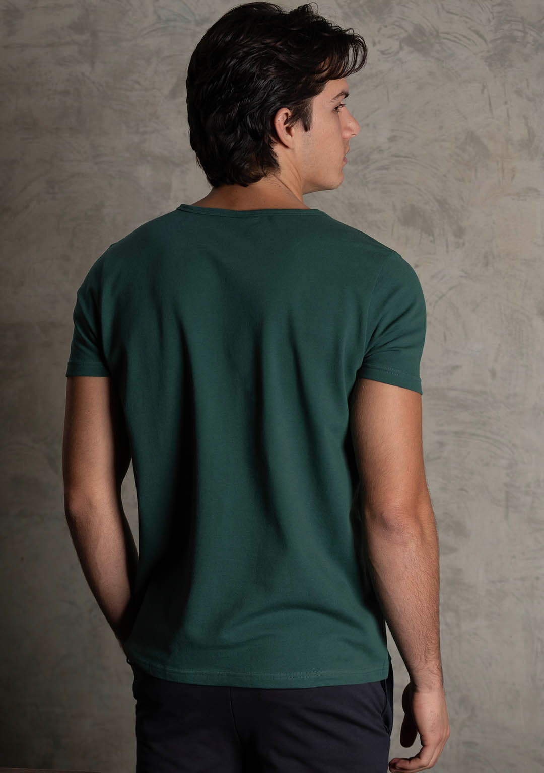 Piqué T-Shirt in Pacific Green