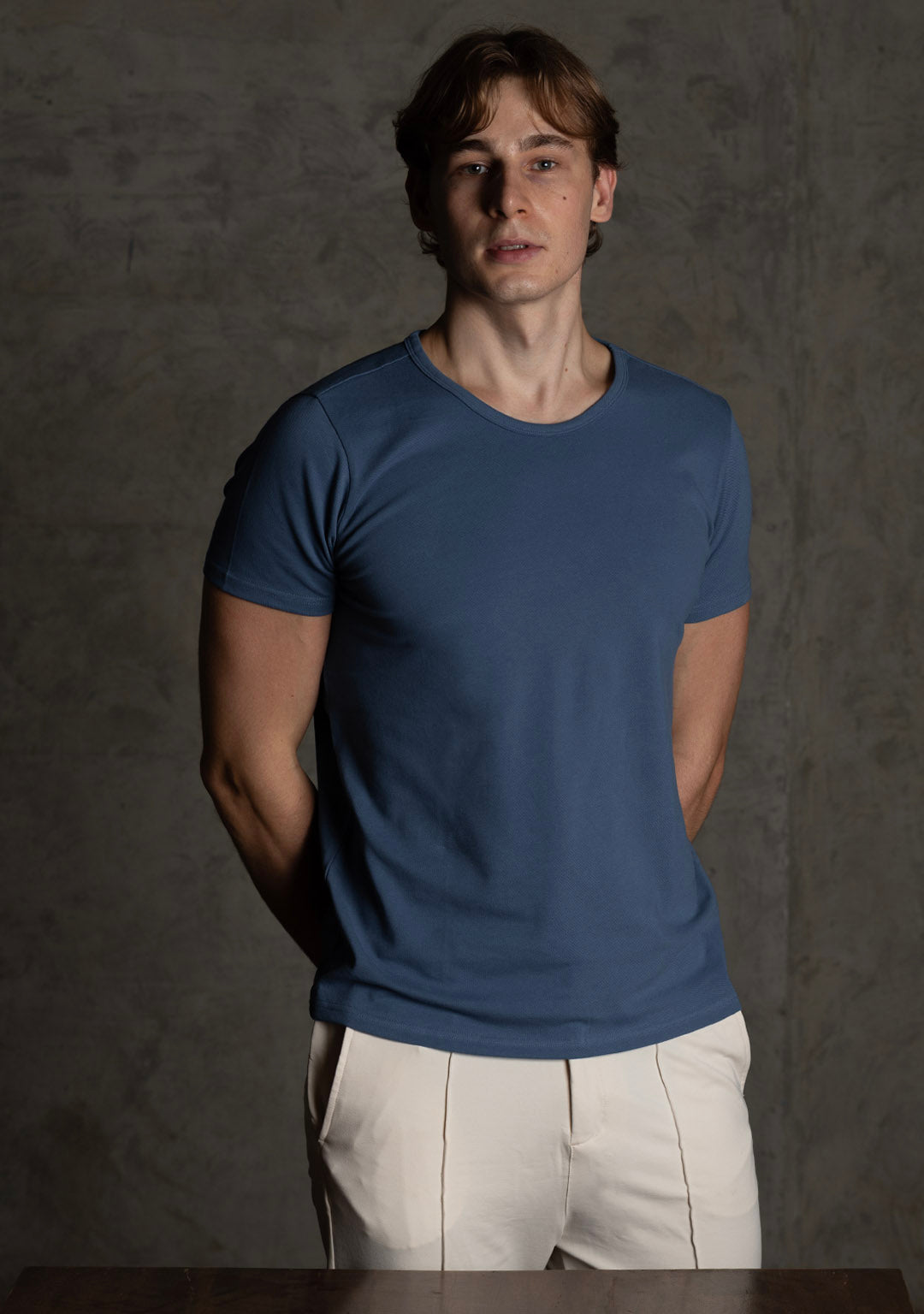 Piqué T-Shirt in Riviera