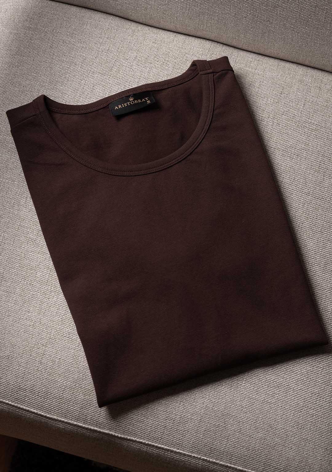 Piqué T-Shirt in Tiramisu
