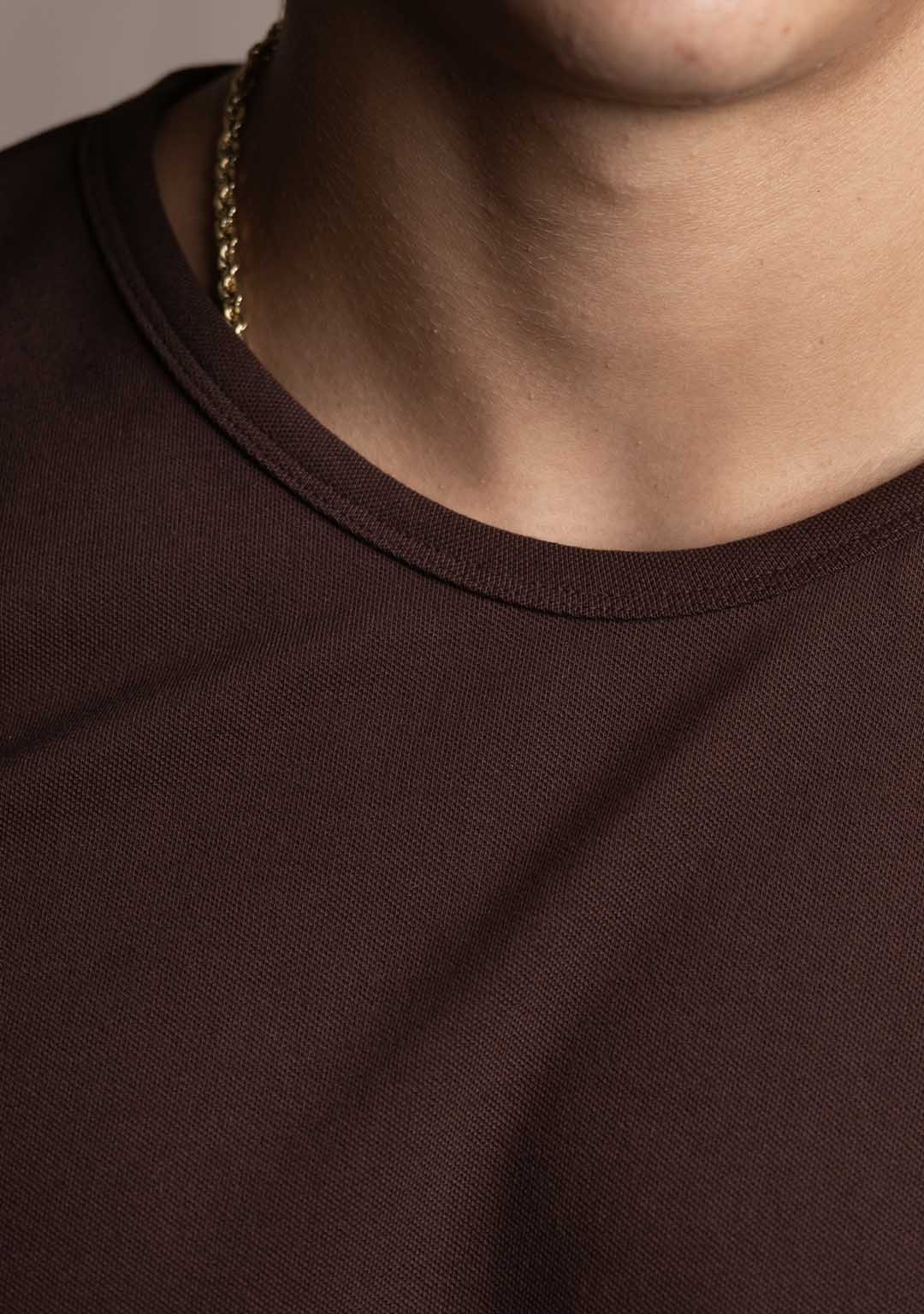 Piqué T-Shirt in Tiramisu
