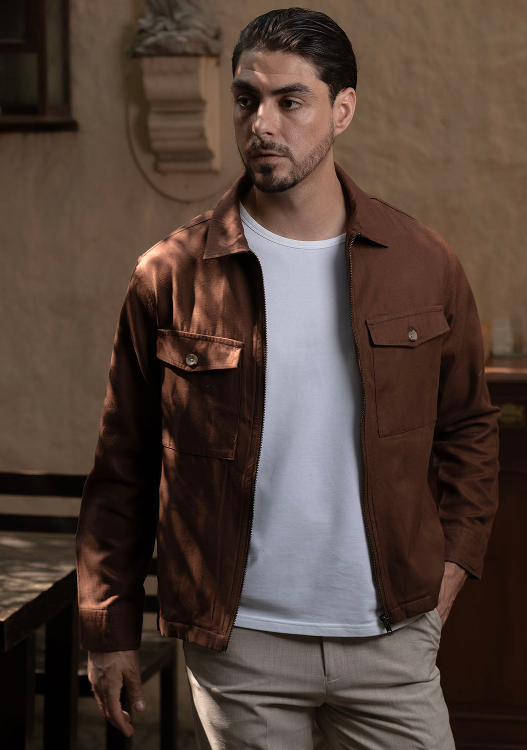 Shacket in Hot Fudge