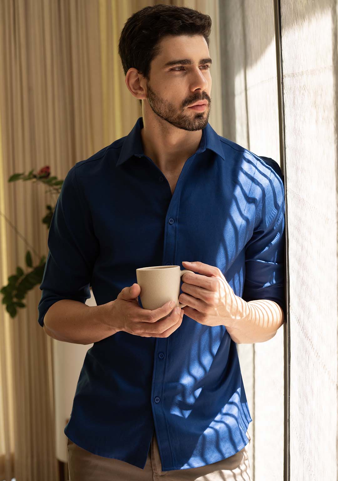 Tencel™ Shirt in Classic Blue