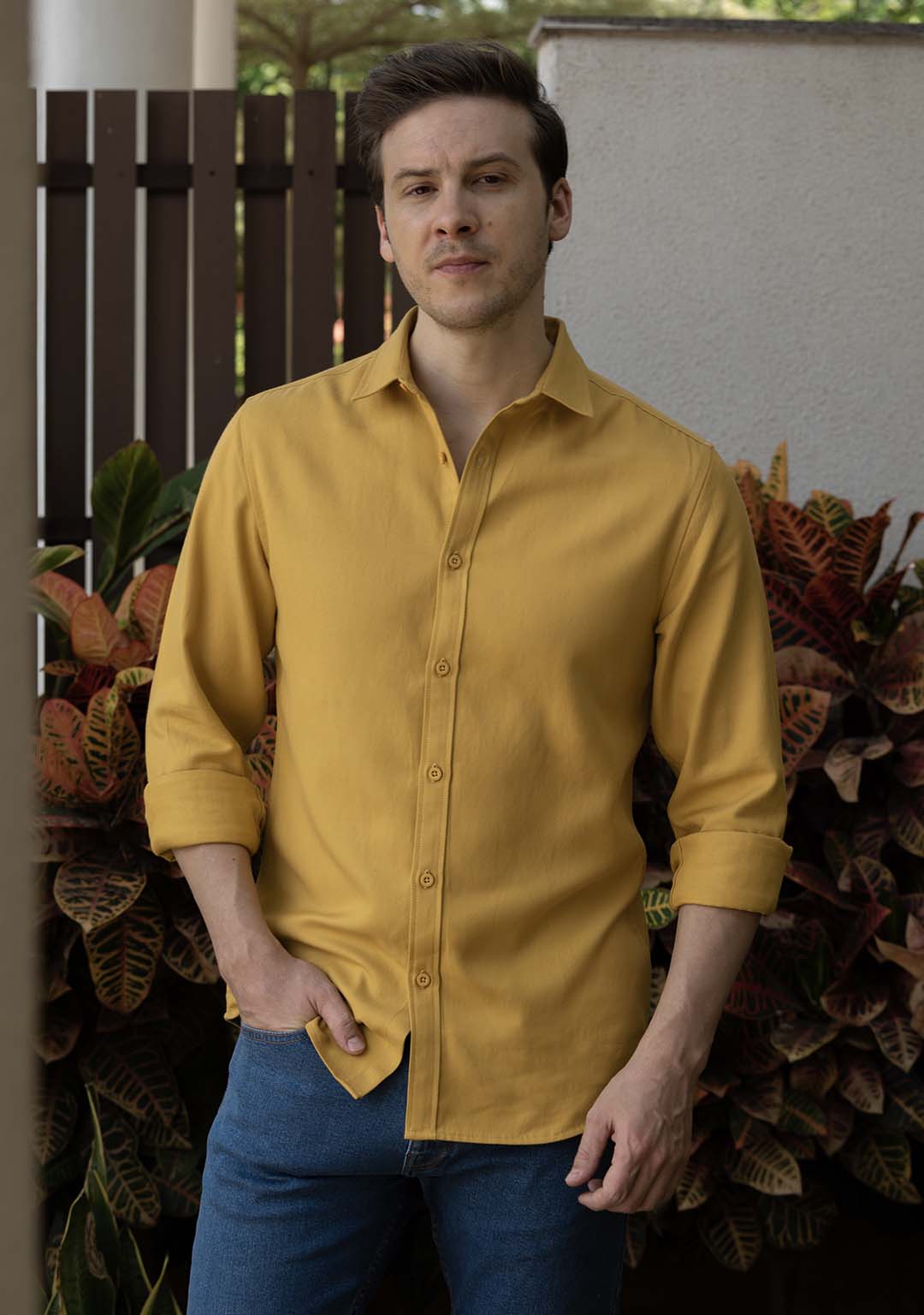 Tencel™ Shirt in Mimosa