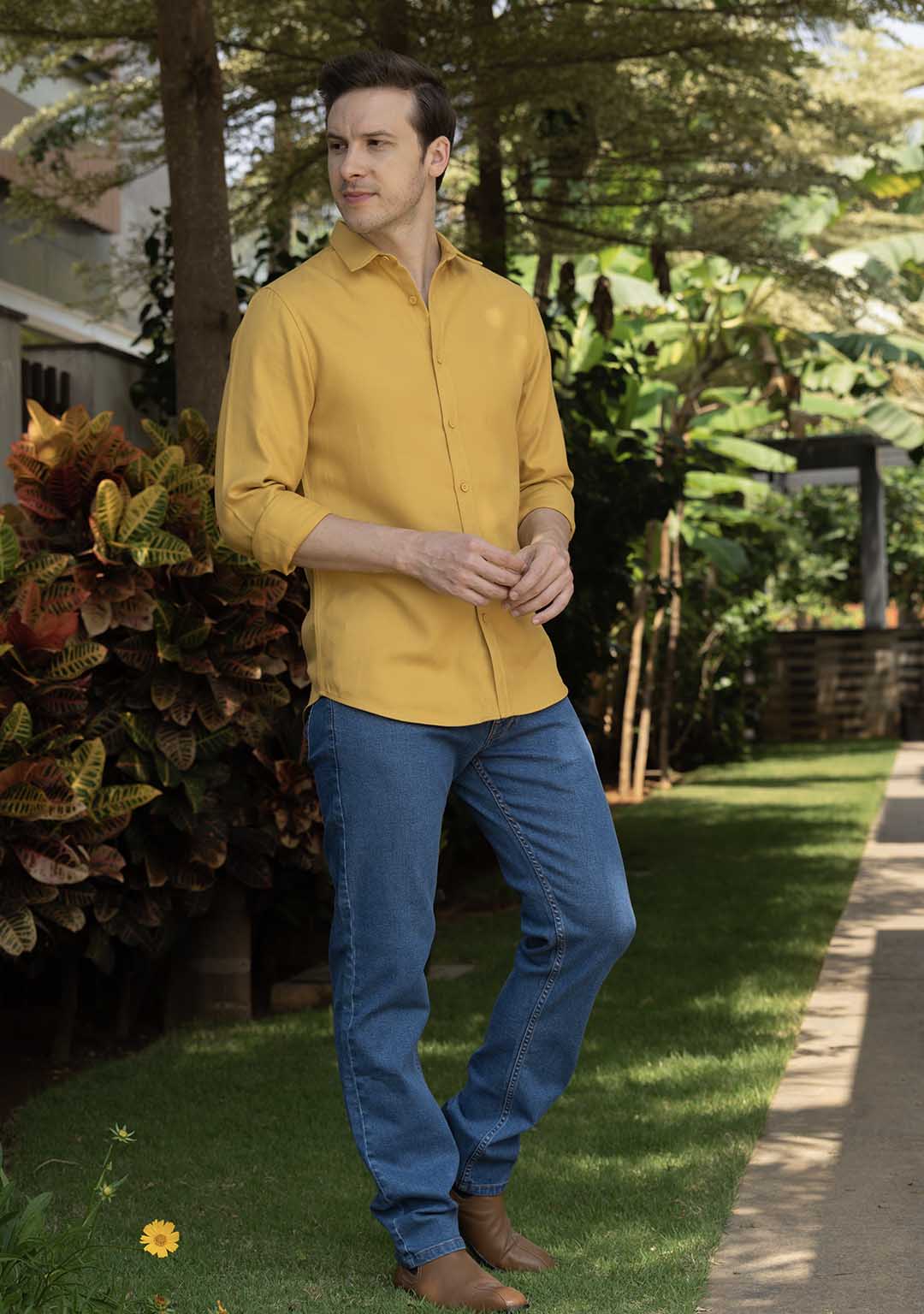 Tencel™ Shirt in Mimosa