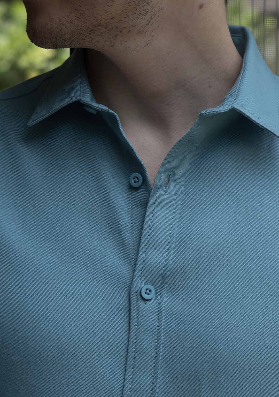 Tencel™ Shirt in Niagara Blue
