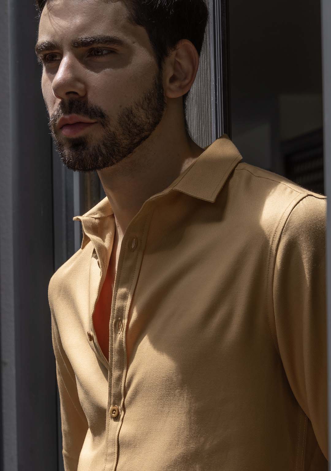 Tencel™ Shirt in Sahara