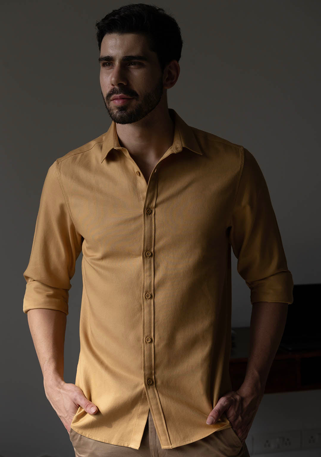 Tencel™ Shirt in Sahara