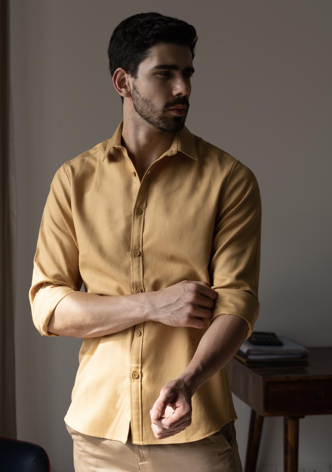 Tencel™ Shirt in Sahara