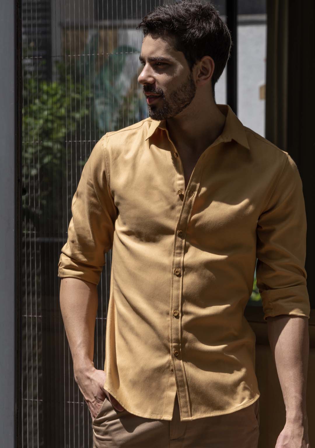 Tencel™ Shirt in Sahara