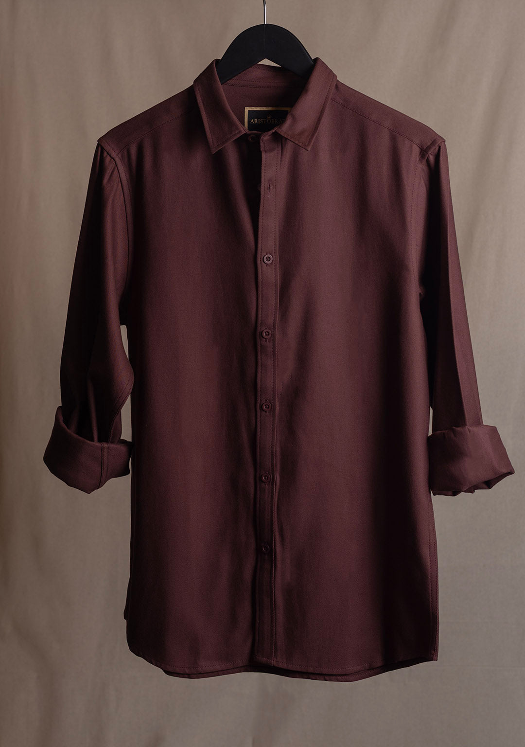 Tencel™ Shirt in Bitter Chocolate