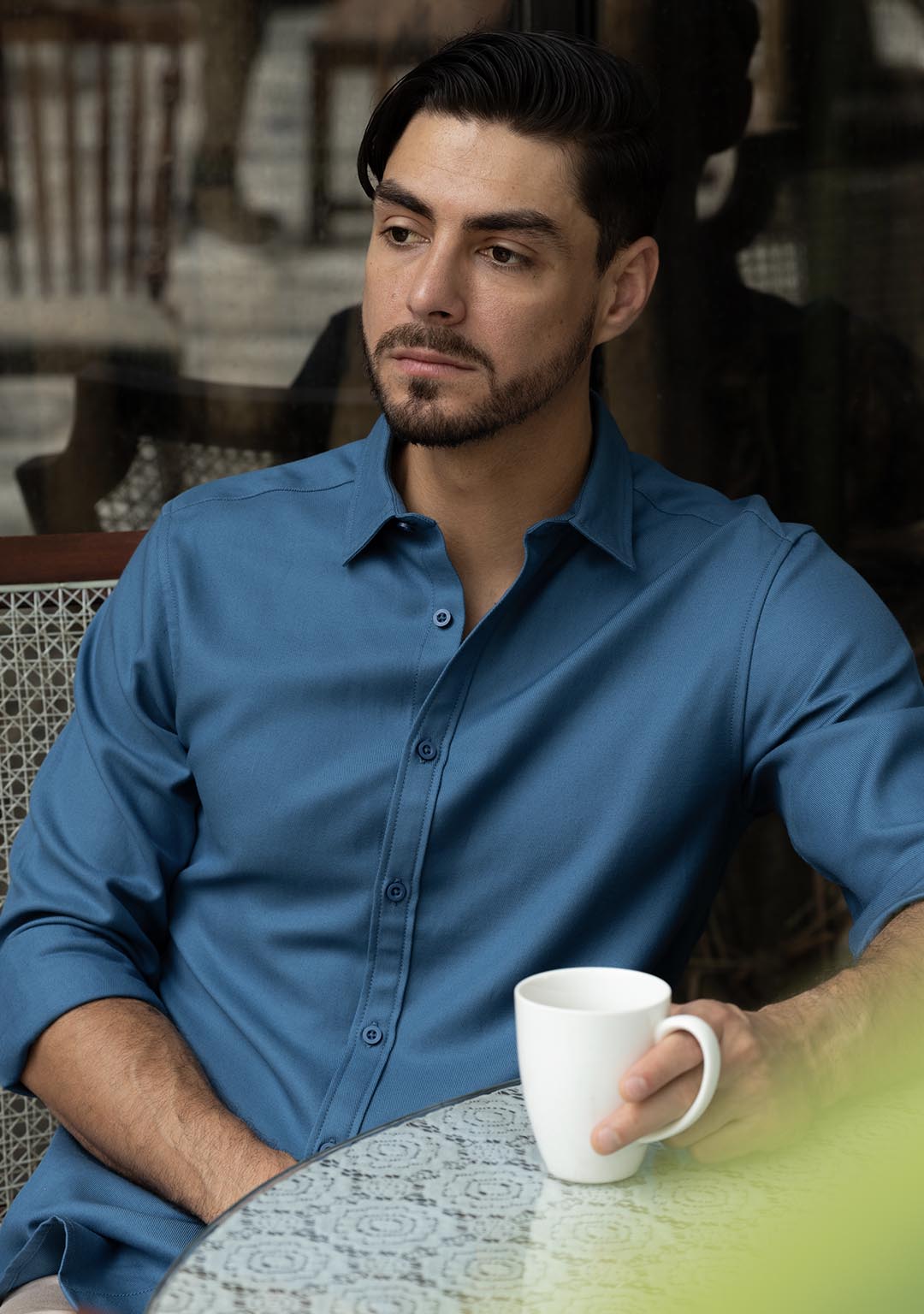 Tencel™ Shirt in Vallarta Blue