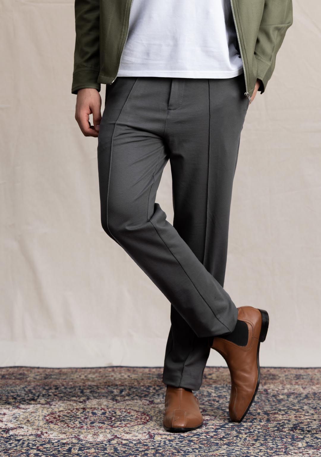 Transit Pants in Steel Grey - Aristobrat