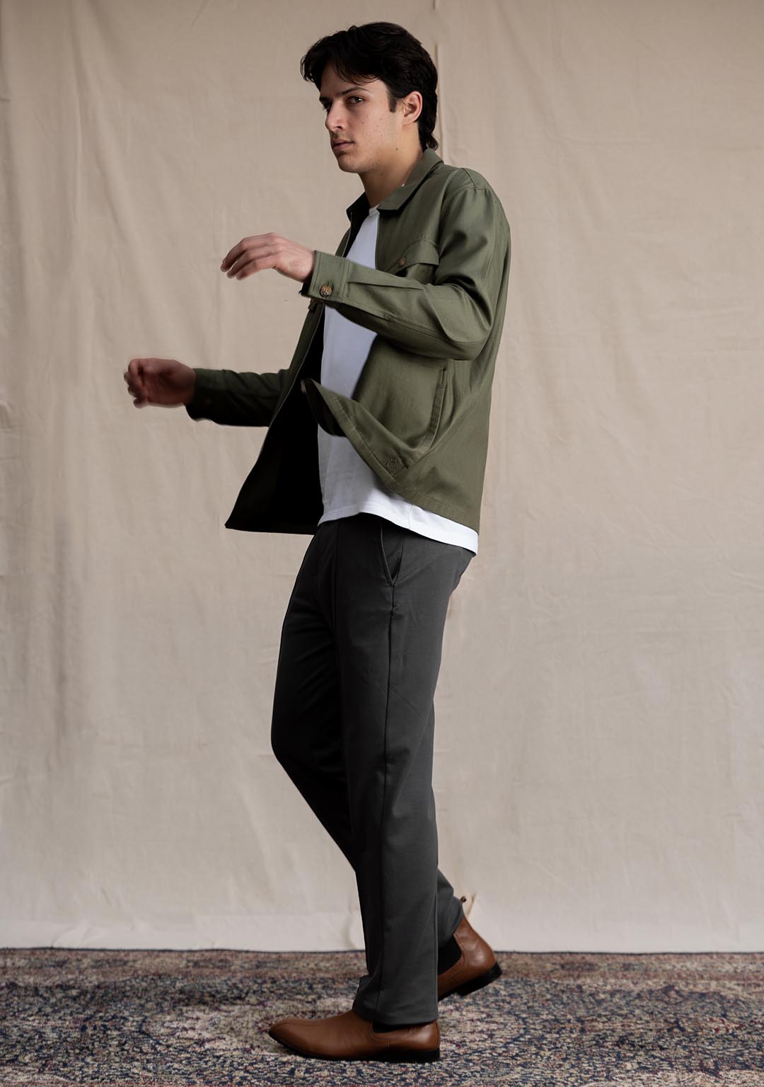 Transit Pants in Steel Grey - Aristobrat