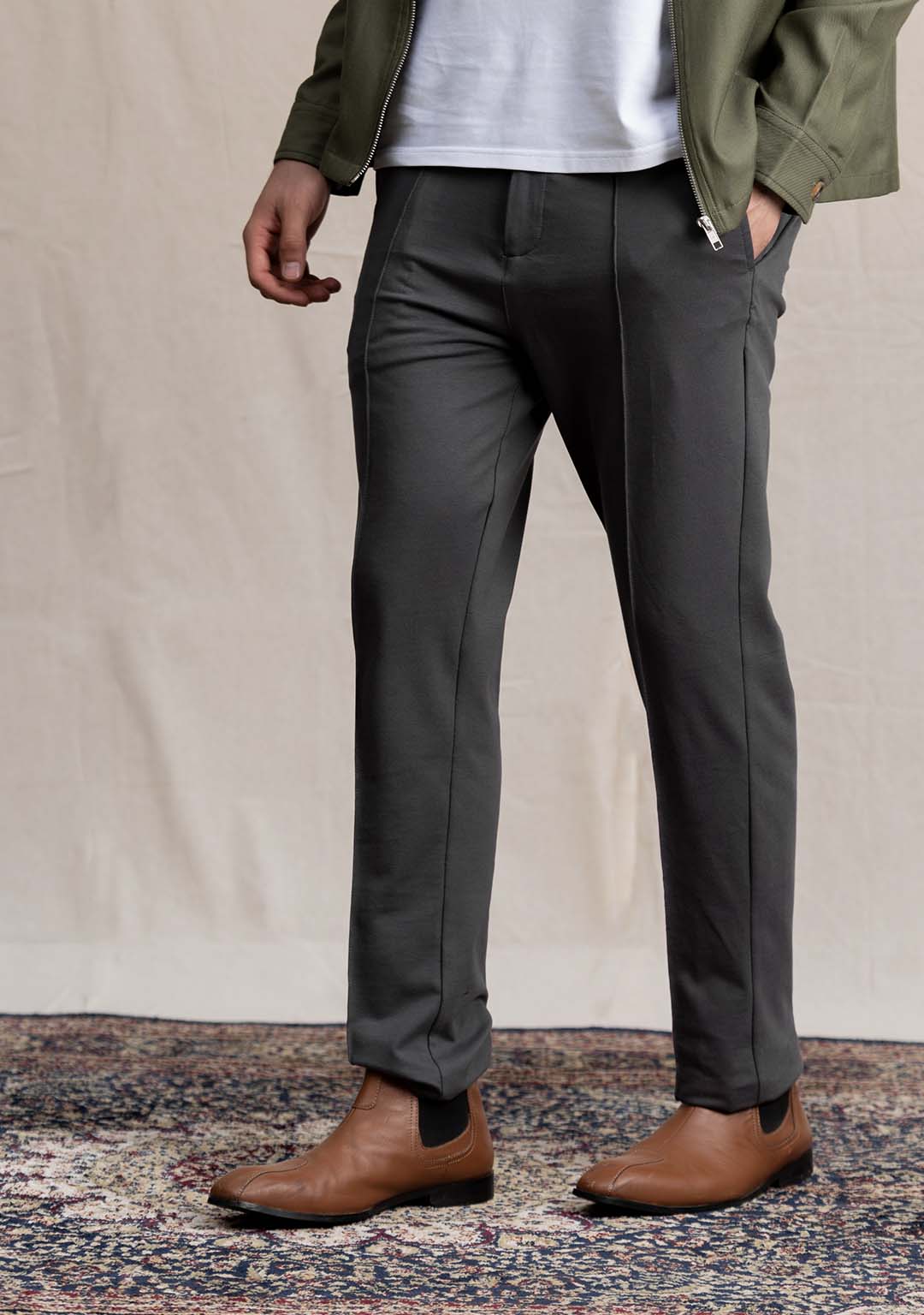 Transit Pants in Steel Grey - Aristobrat