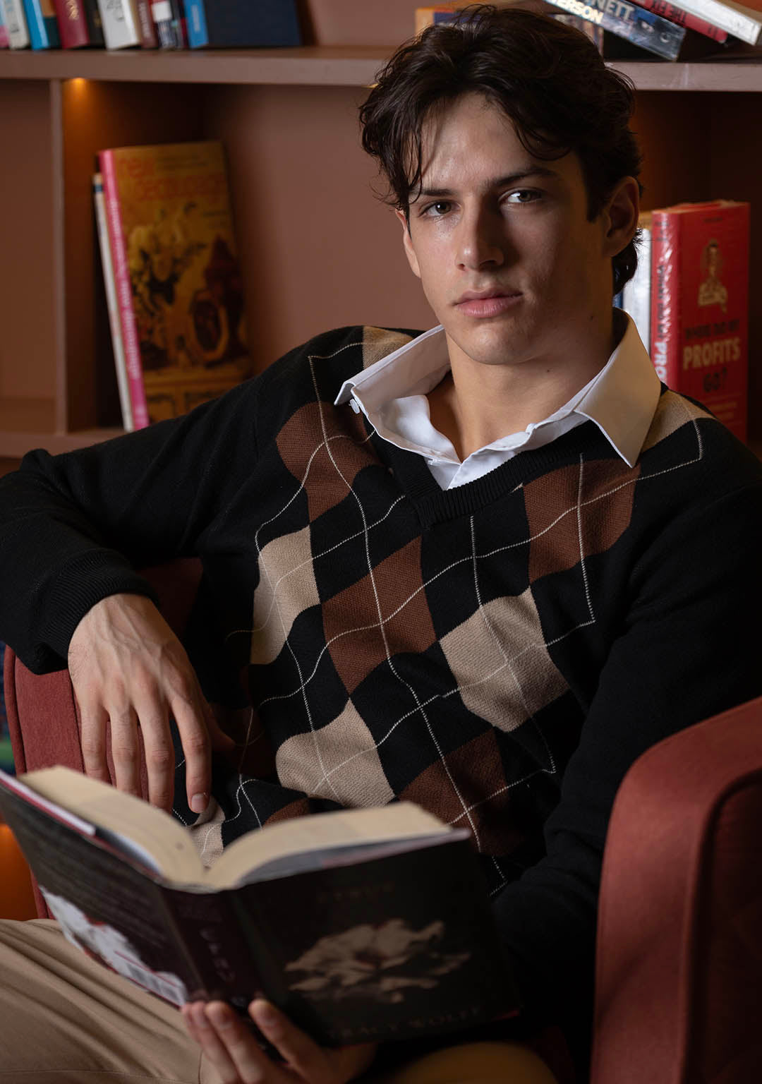 Vintage Argyle in Black