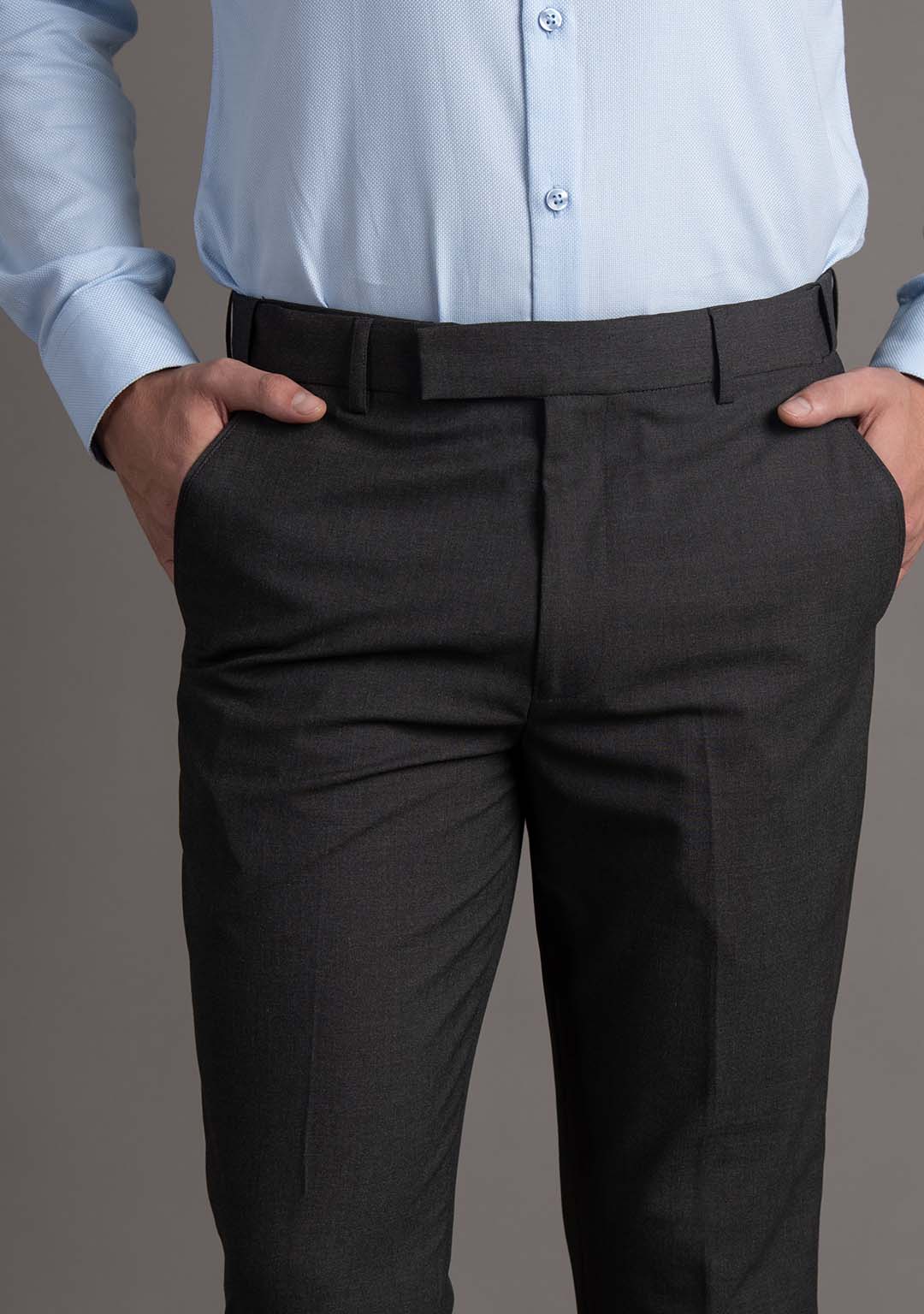 Grey Magnet Colour Formal Trousers for Men Elite Trouser by