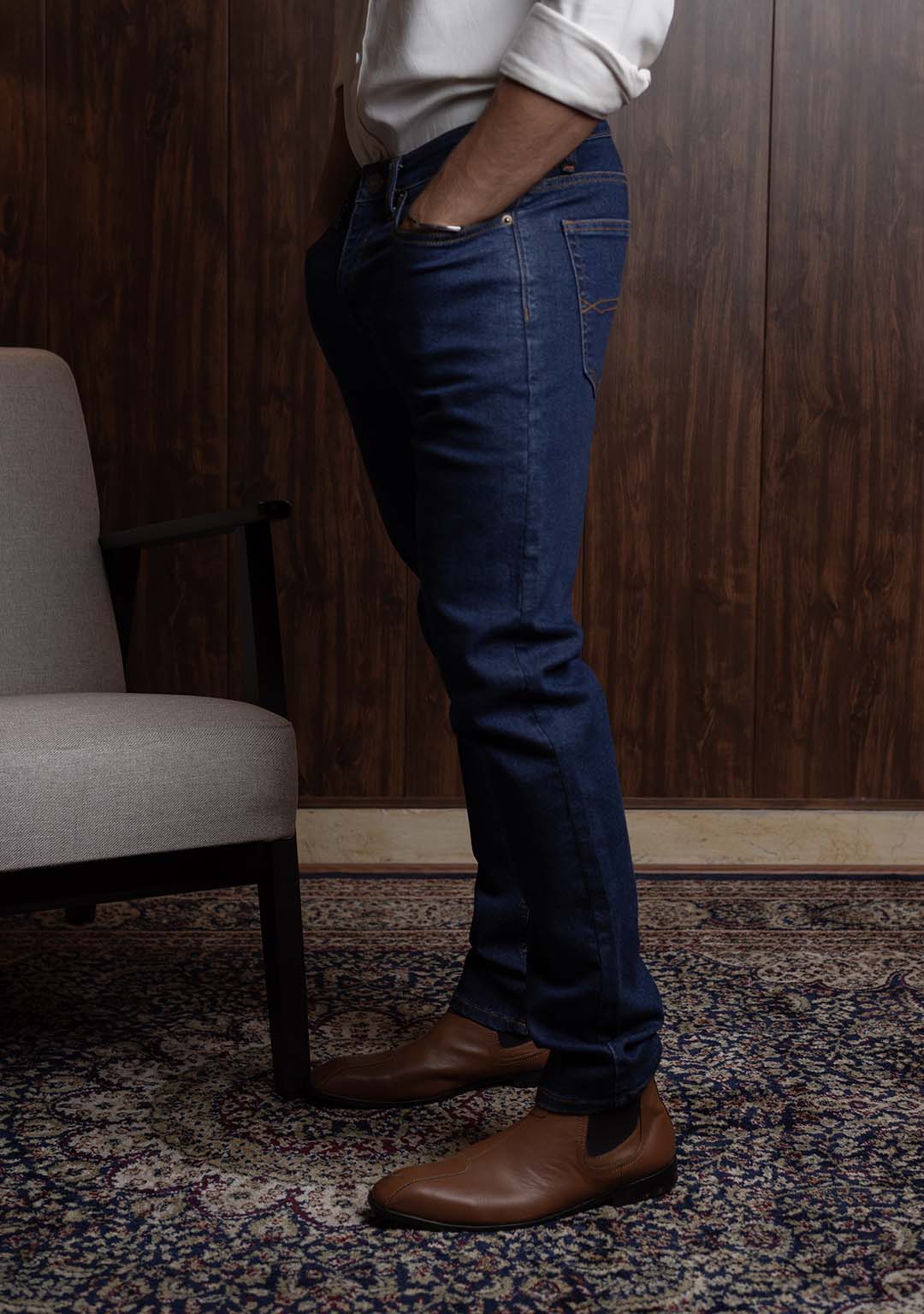 Classic Jeans in Dark Blue