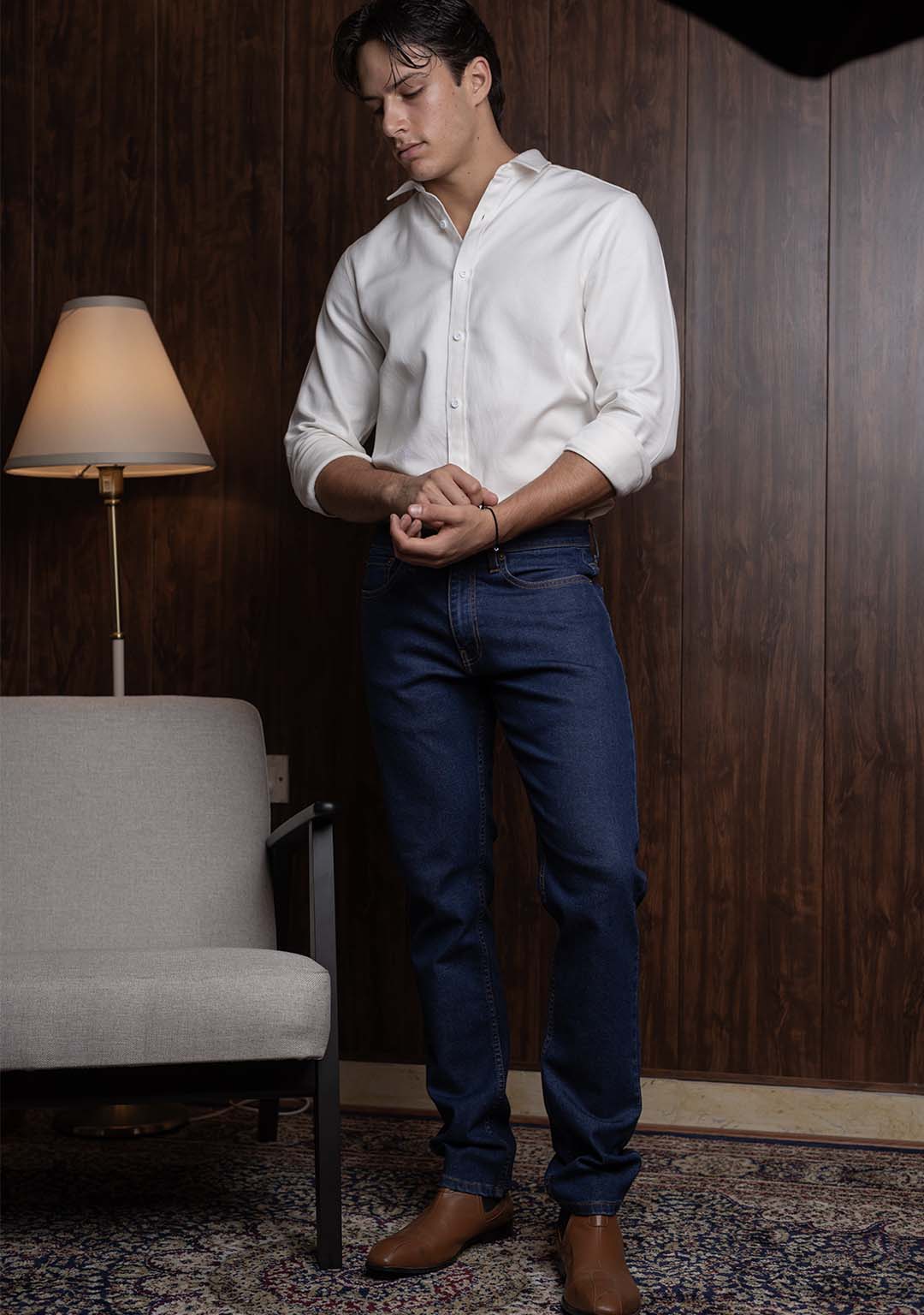 Classic Jeans in Dark Blue
