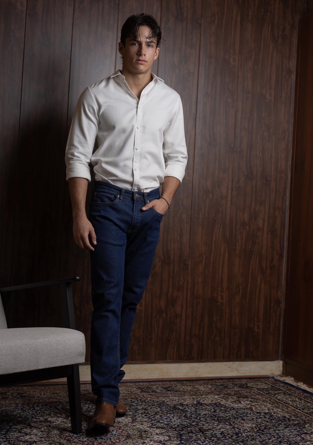 Classic Jeans in Dark Blue