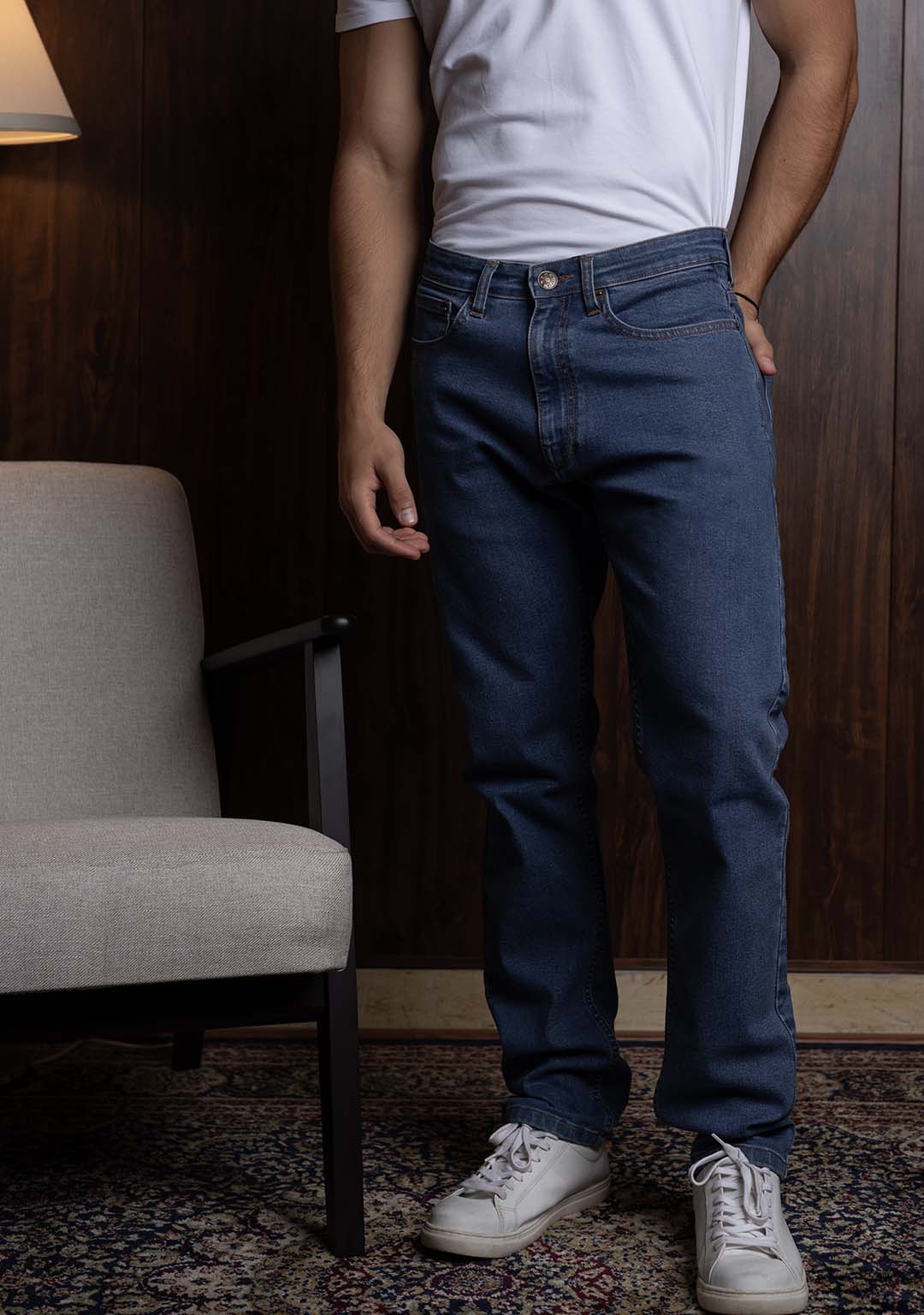 Classic Jeans in Mid Blue
