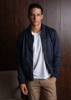 The Suede Jacket in Royale Blue