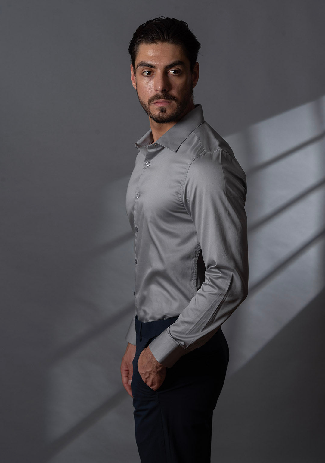 Classic Shirt in Alloy