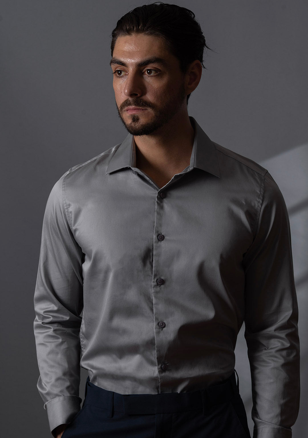 Classic Shirt in Alloy